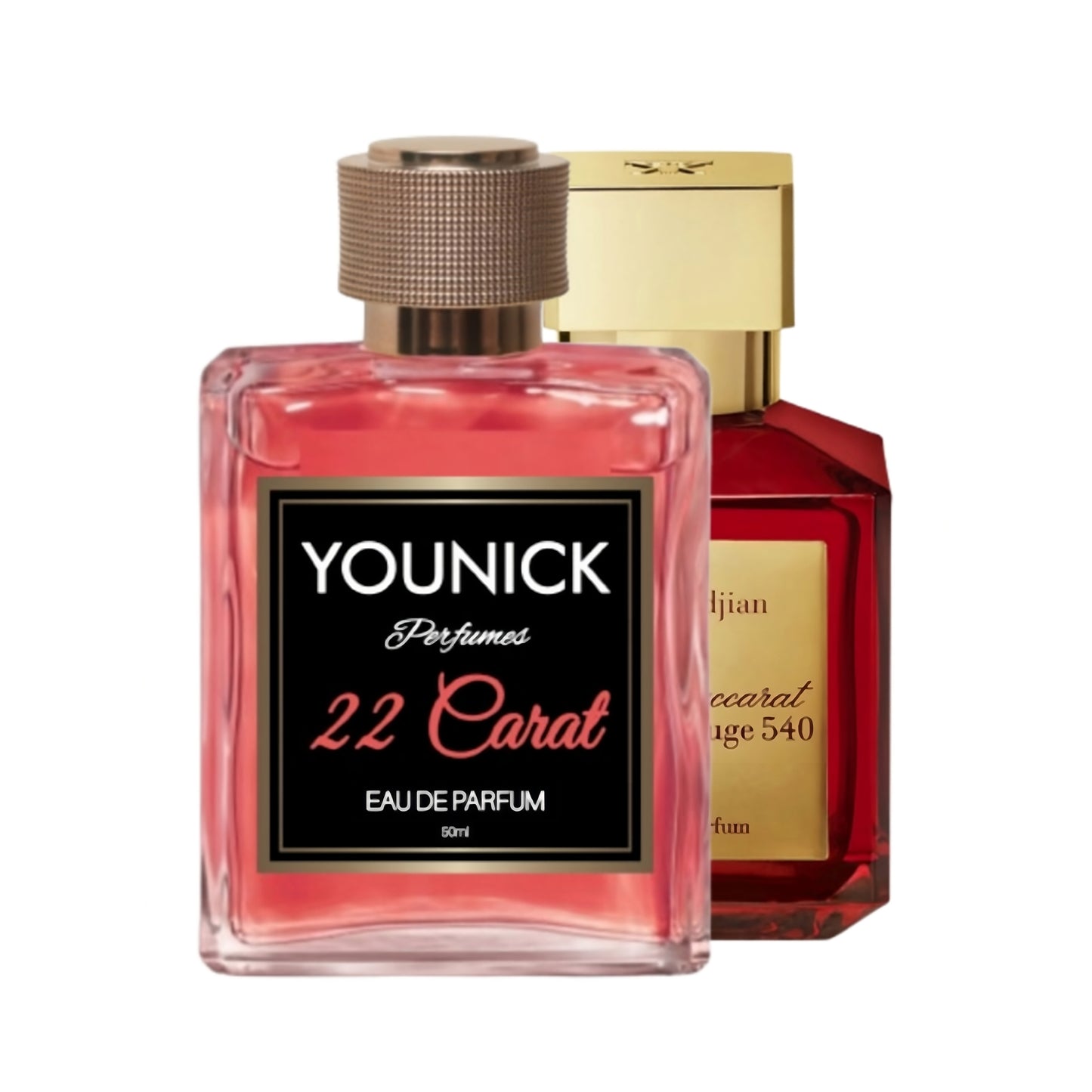 YOUNICK 22 Carat 50ml Eau De Parfum (Inspired version of Bacᑕarꪖt Roug𝕖 540)