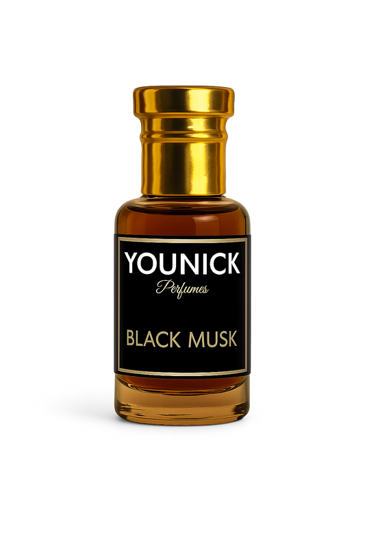 BLACK MUSK Attar by YOUNICK – 6ml / 12ml | Dark, Sweet & Alcohol-Free