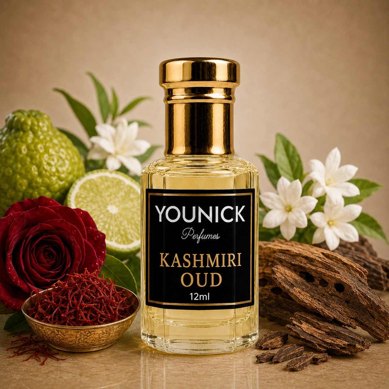 YOUNICK Kashmiri Oud Attar – Premium Long-Lasting Fragrance