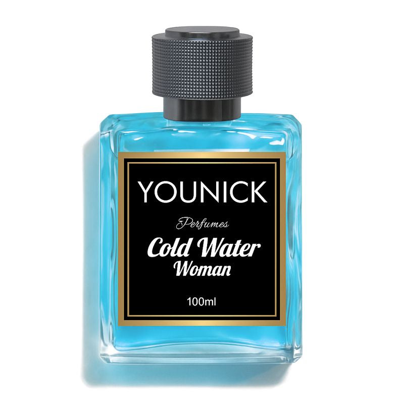 Younick Cold Water Woman Eau de Parfum – Floral Aquatic Inspired by Davidoff Cool Water Woman