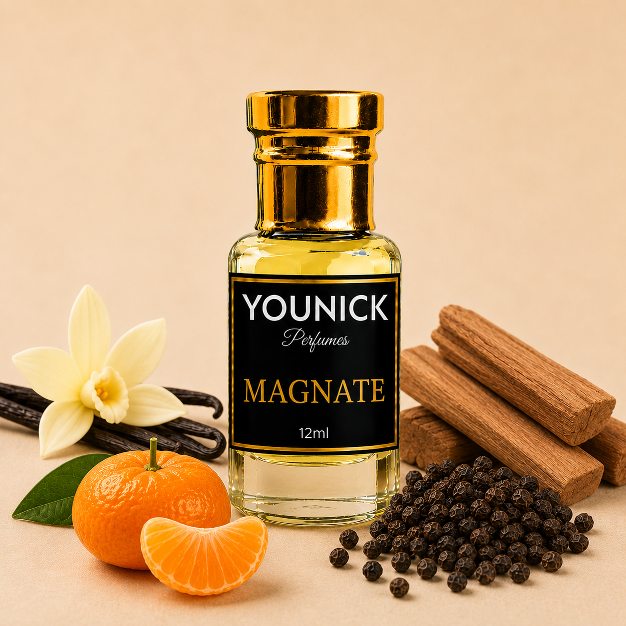 YOUNICK MAGNATE Premium Attar | Long Lasting Alcohol-Free Perfume Oil