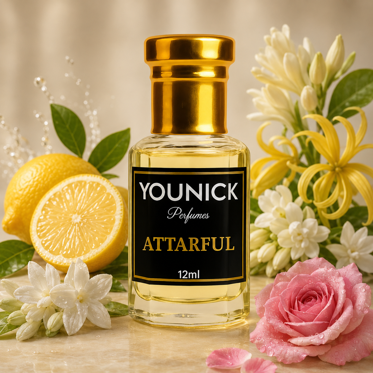 YOUNICK ATTARFUL Premium Attar Perfume Oil (BUY 1 GET 1 FREE) | Long Lasting Alcohol-Free Unisex Attar | Floral, Citrus, Oud & Amber