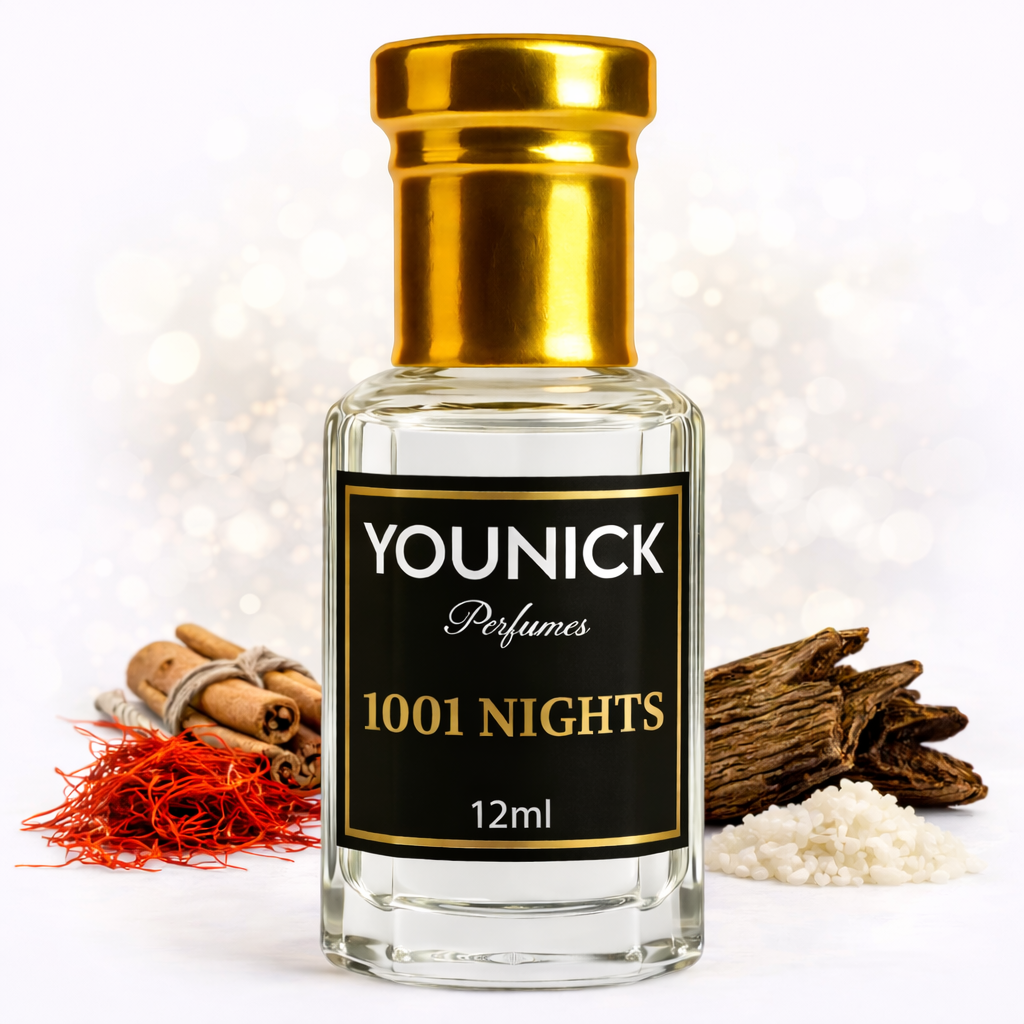 YOUNICK 1001 Nights Attar | Premium Arabian Oud Attar | Long Lasting Alcohol-Free Perfume Oil