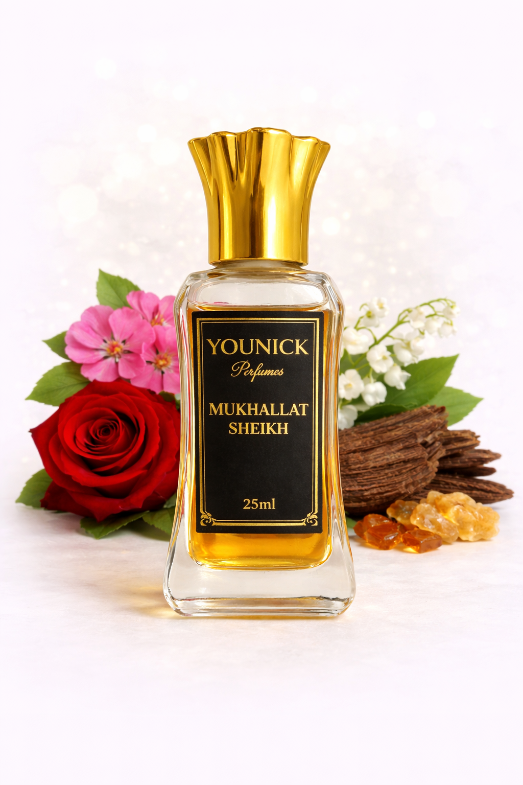 Mukhallat Sheikh Attar by YOUNICK | Premium Floral Oud Blend