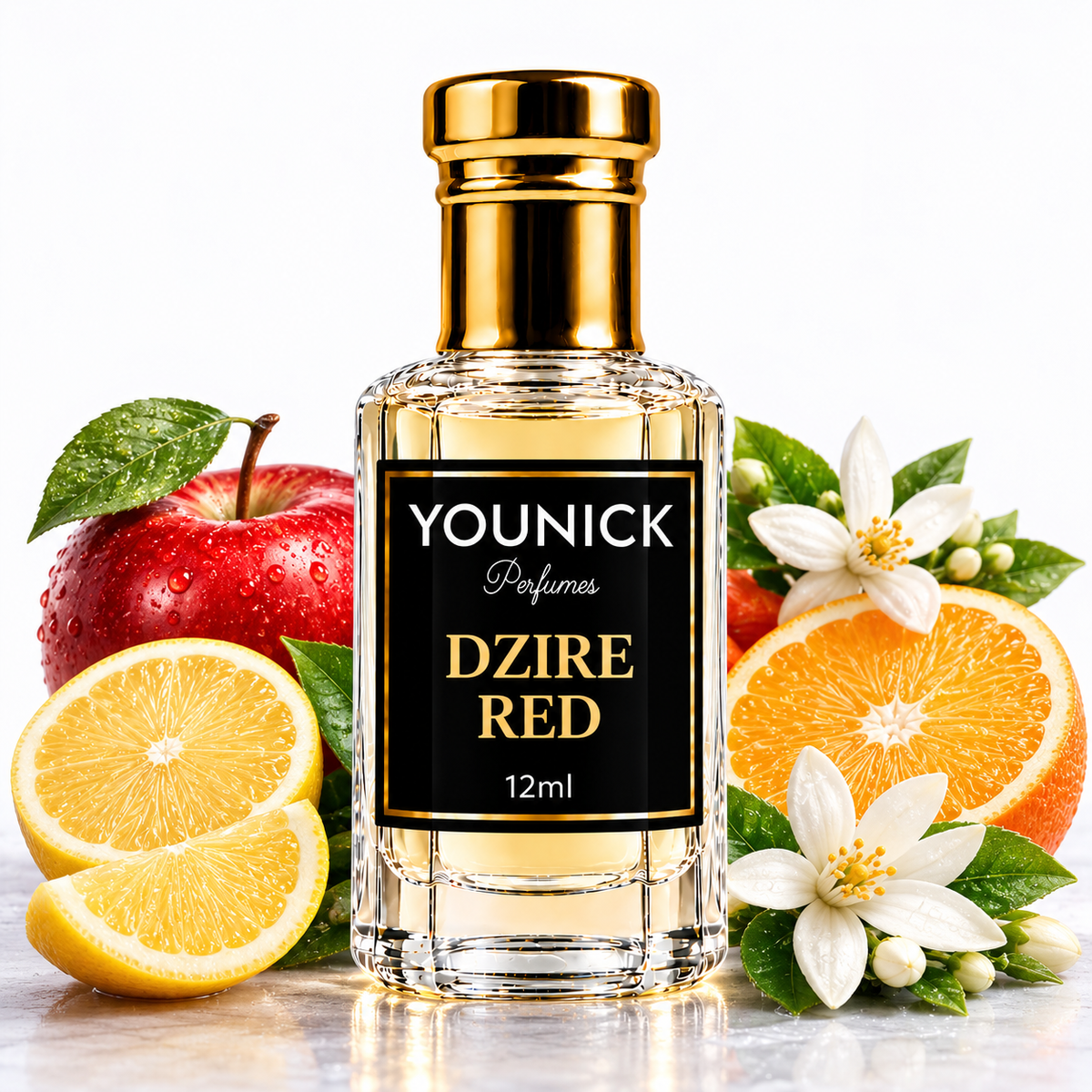 YOUNICK DZIRE RED Attar – Bold & Refreshing Premium Fragrance | Long-Lasting Attar for Men & Women | 6ml / 12ml / 25ml