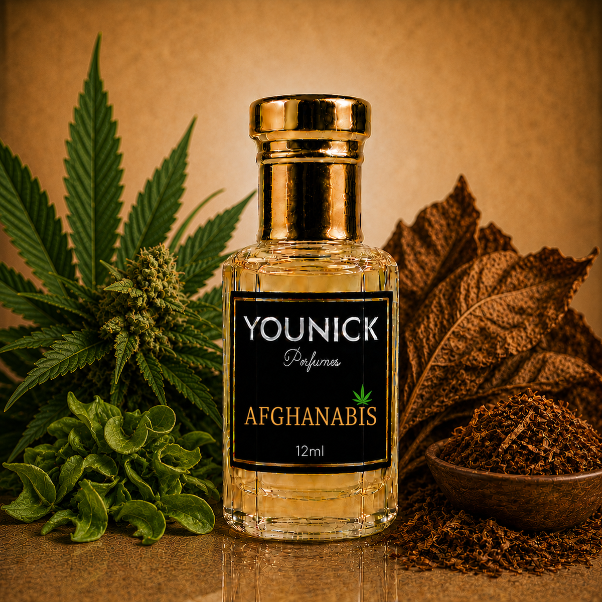 YOUNICK Afghanabis Perfume Oil β Cannabis, Green & Woody Fragrance
