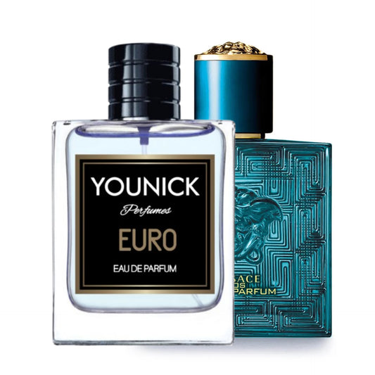 EURO Men's Perfume by Younick | Eau de Parfum 50ml/100ml – (Inspired By Eros Versace) Fresh, Bold & Timeless Scent