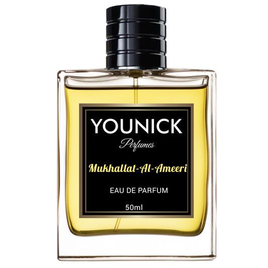 Mukhallat Al Ameeri Perfume- Luxurious Oud & Amber Eau de Parfum (50ml / 100ml)