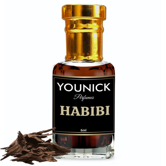 HABIBI ATTAR BY YOUNICK (6ML/12ML) - PREMIUM BLEND OF OUD, AMBER & FLORAL NOTES
