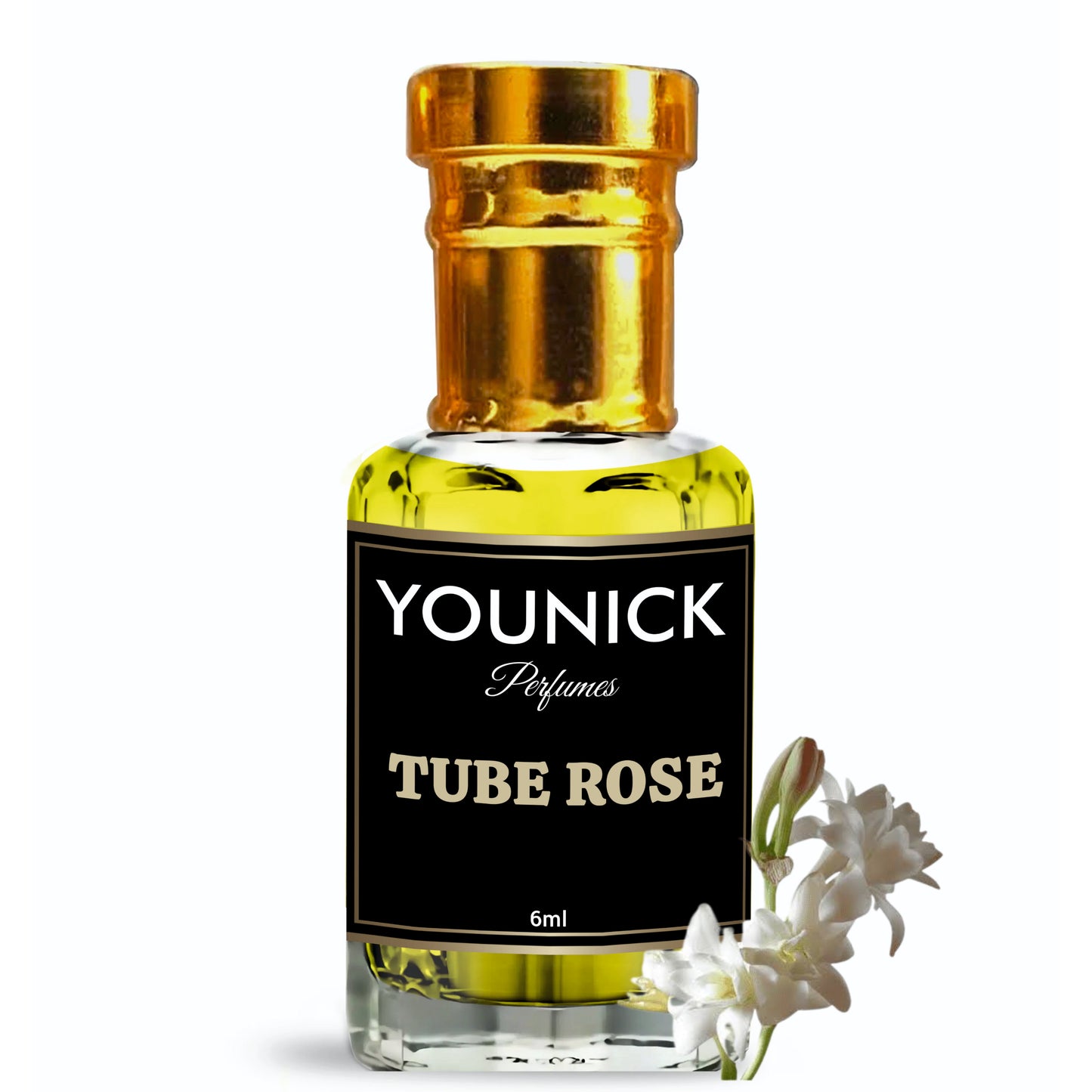 YOUNICK Tuberose (Rajnigandha) Attar 6ml/12ml | Non-Alcoholic | Luxurious & Sensual Floral Scent
