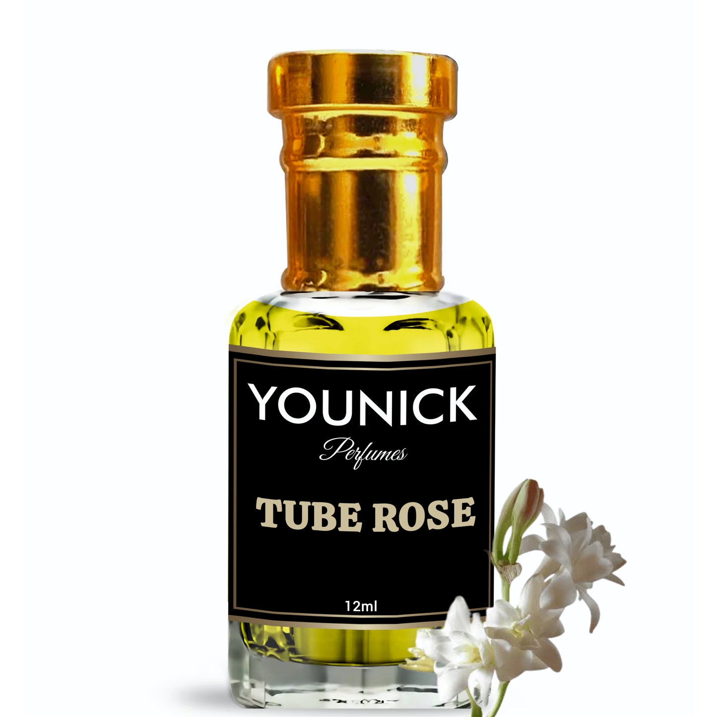 YOUNICK Tuberose (Rajnigandha) Attar 6ml/12ml | Non-Alcoholic | Luxurious & Sensual Floral Scent