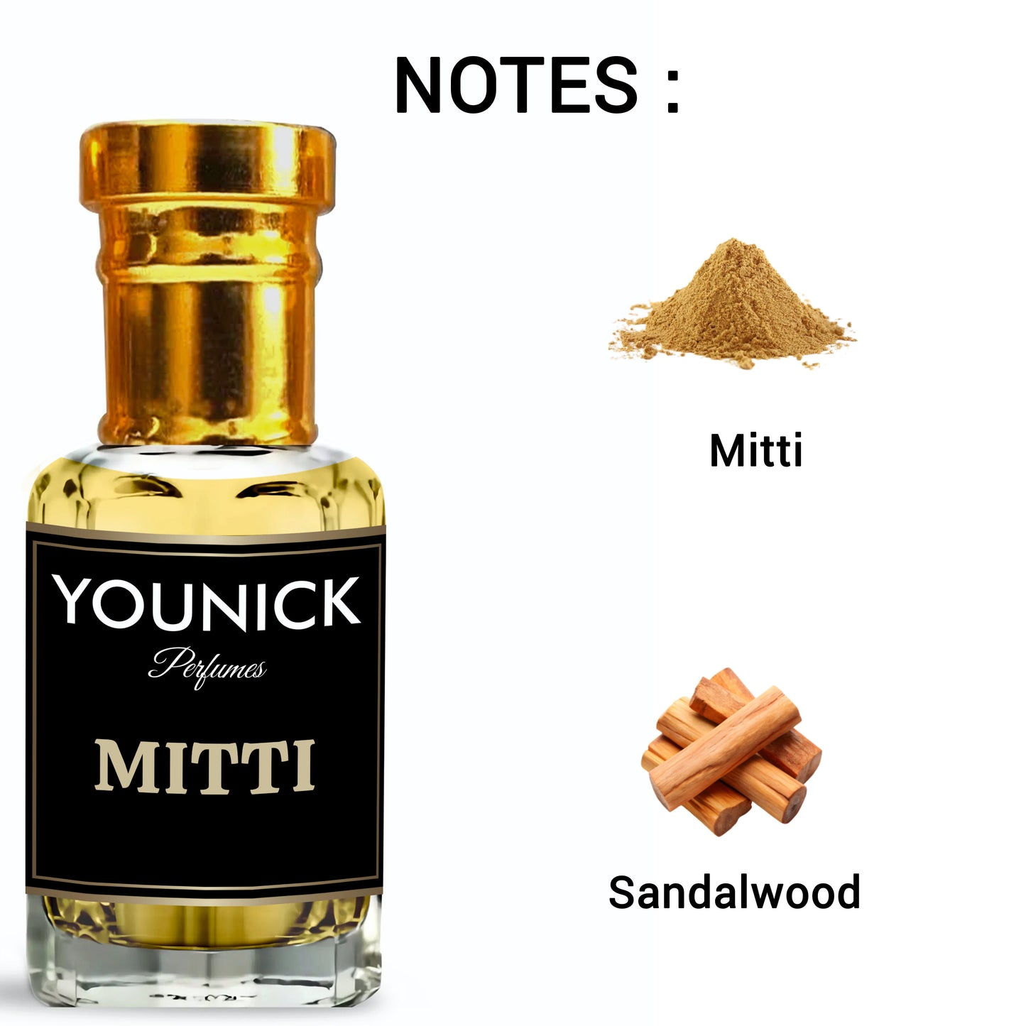 YOUNICK Mitti Attar 6ml/12ml – Earthy & Natural Perfume Oil | Alcohol-Free