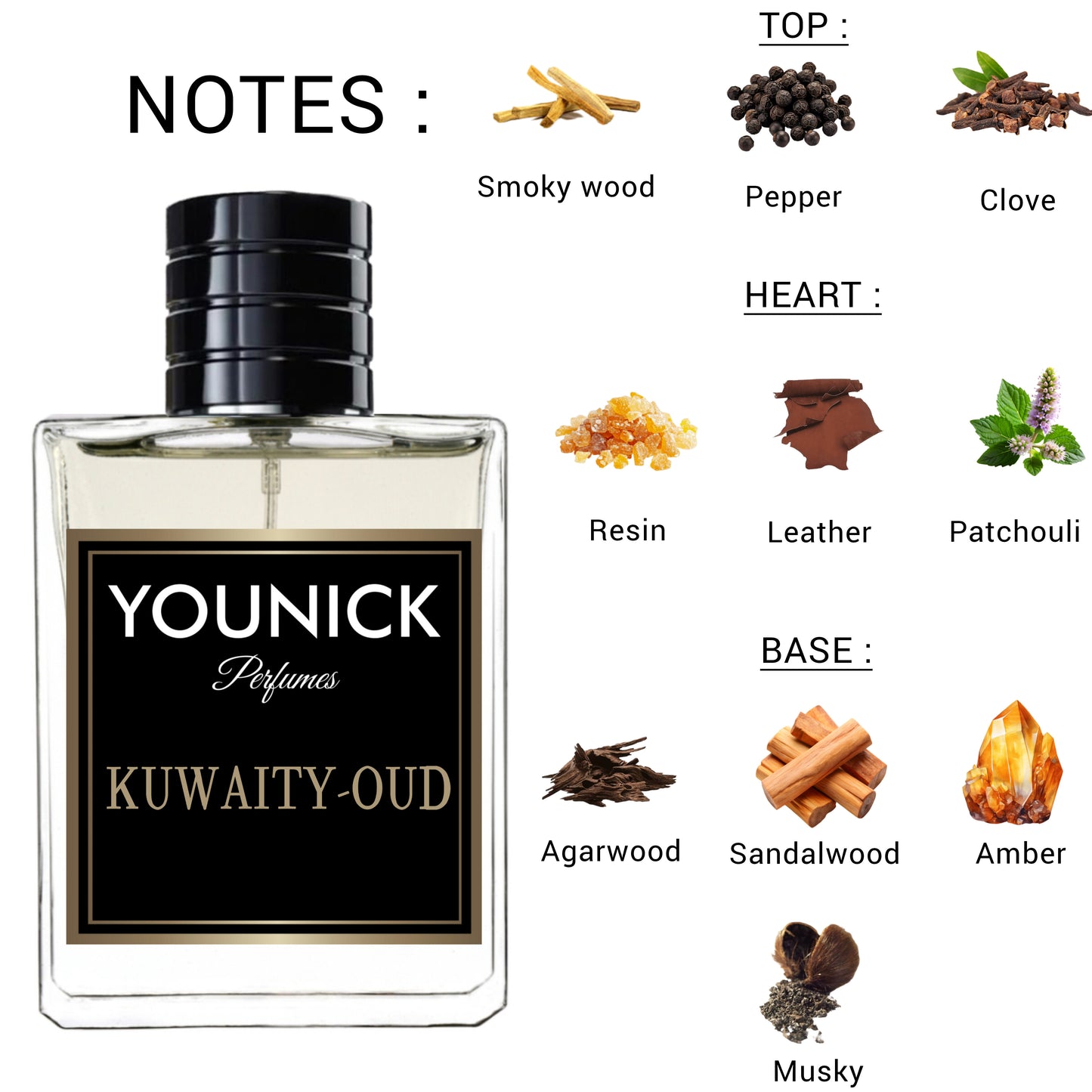 Kuwaity Oud by YOUNICK – Eau de Parfum 50ml / 100ml