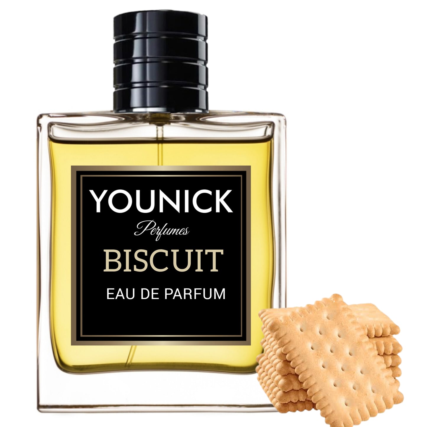 YOUNICK Biscuit Eau De Parfum – 50ml / 100ml | Sweet, Warm & Musky Gourmand Scent