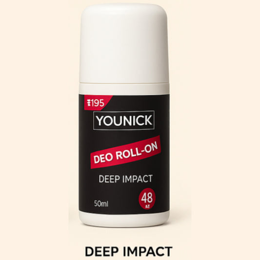 YOUNICK Deo Roll-On Deep Impact 50ml – Long-Lasting Freshness & Odor Protection