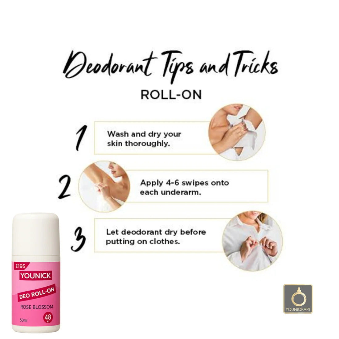 YOUNICK Deo Roll-On Combo