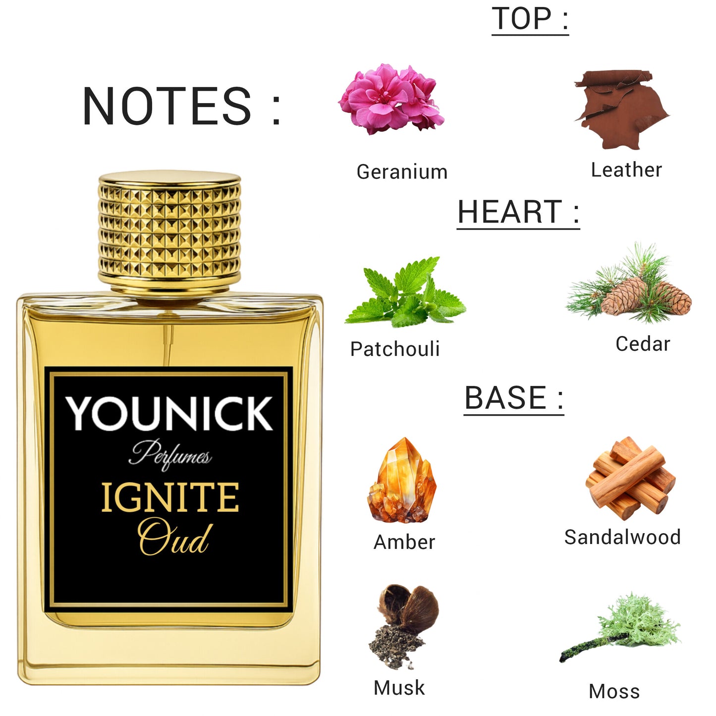 Ignite Oud by YOUNICK Eau De Parfum – Bold, Smoky & Sensual Inspired by Ignite Oud by Ahmed Al Maghribi