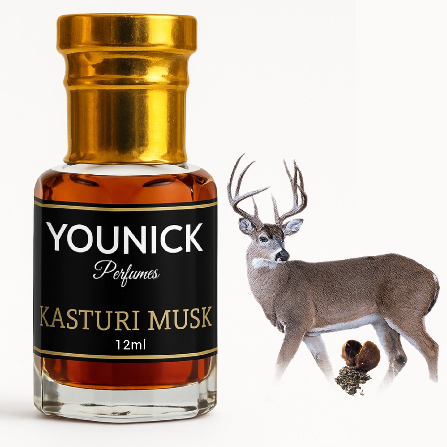 Original Kasturi Musk by Younick Perfumes 6ml attar long lasting high quality attar oil