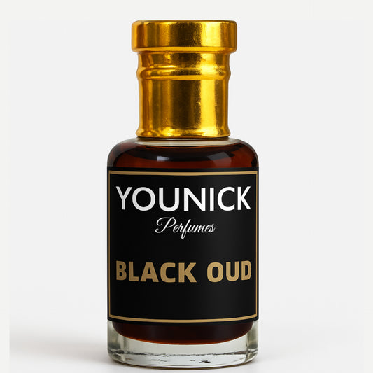 Black Oud Attar by YOUNICK Perfumes | 6ml / 12ml | Strong & Long Lasting Woody Fragrance
