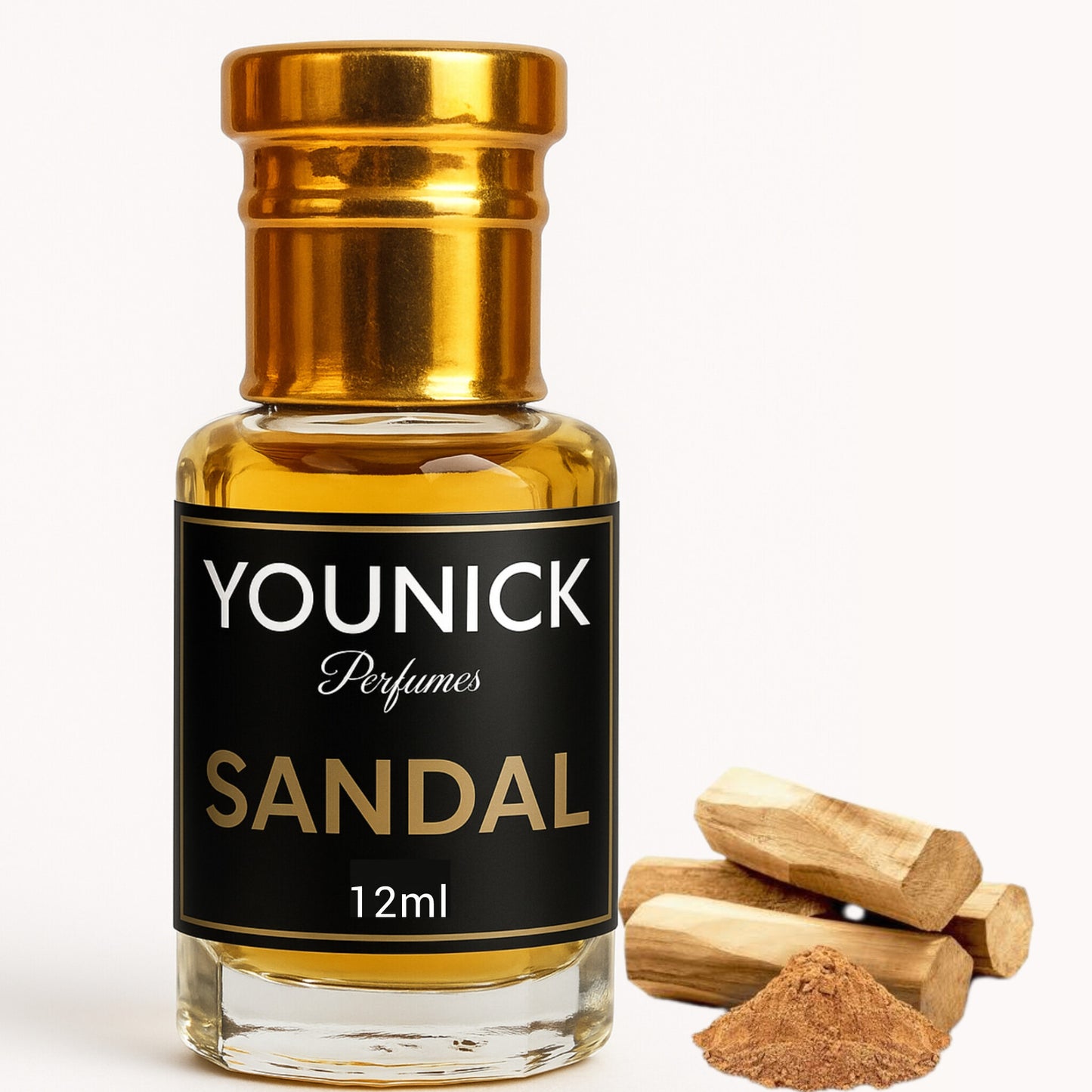 Sandal Attar by YOUNICK Perfumes | Pure Sandalwood Elegance | 6ml / 12ml