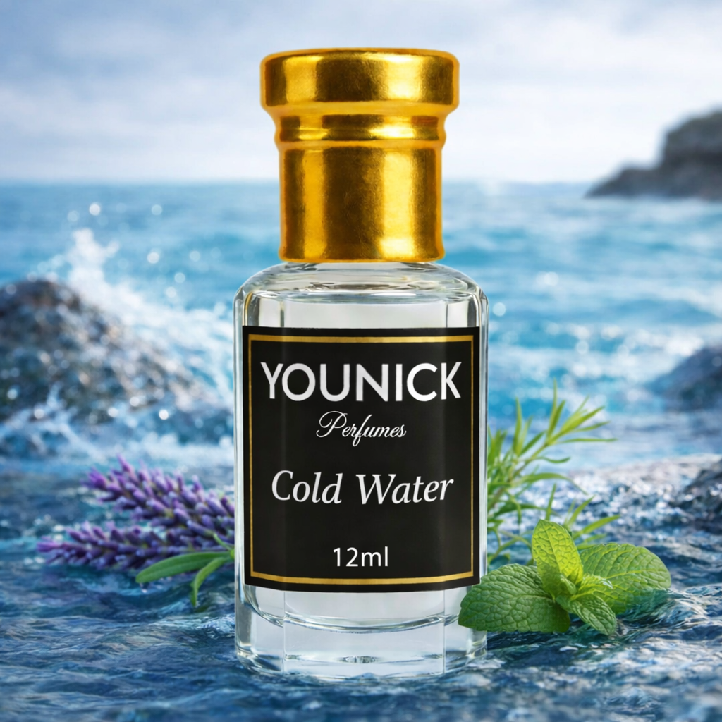YOUNICK Cold Water Attar for Men – | Fresh Aquatic Long Lasting Perfume Oil