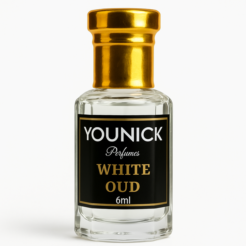 White Oud Attar by YOUNICK Perfumes – Exquisite Unisex Arabic Fragrance (6ml & 12ml)