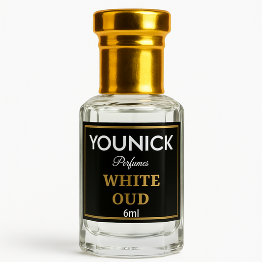 White Oud Attar by YOUNICK Perfumes – Exquisite Unisex Arabic Fragrance (6ml & 12ml)