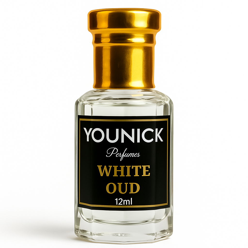 White Oud Attar by YOUNICK Perfumes – Exquisite Unisex Arabic Fragrance (6ml & 12ml)