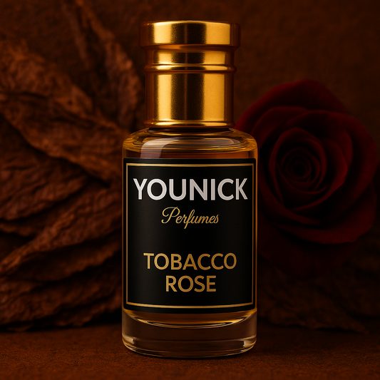 Tobacco Rose 6ml / 12ml Attar by YOUNICK Roll On Perfume Oil