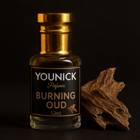 Burning Oud by YOUNICK Attar 6ml / 12ml – Luxurious Smoky Oud Fragrance