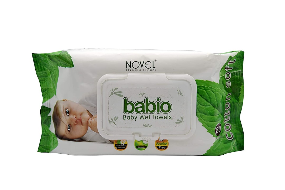 Babio baby wet wipes 80 soft wet wipes