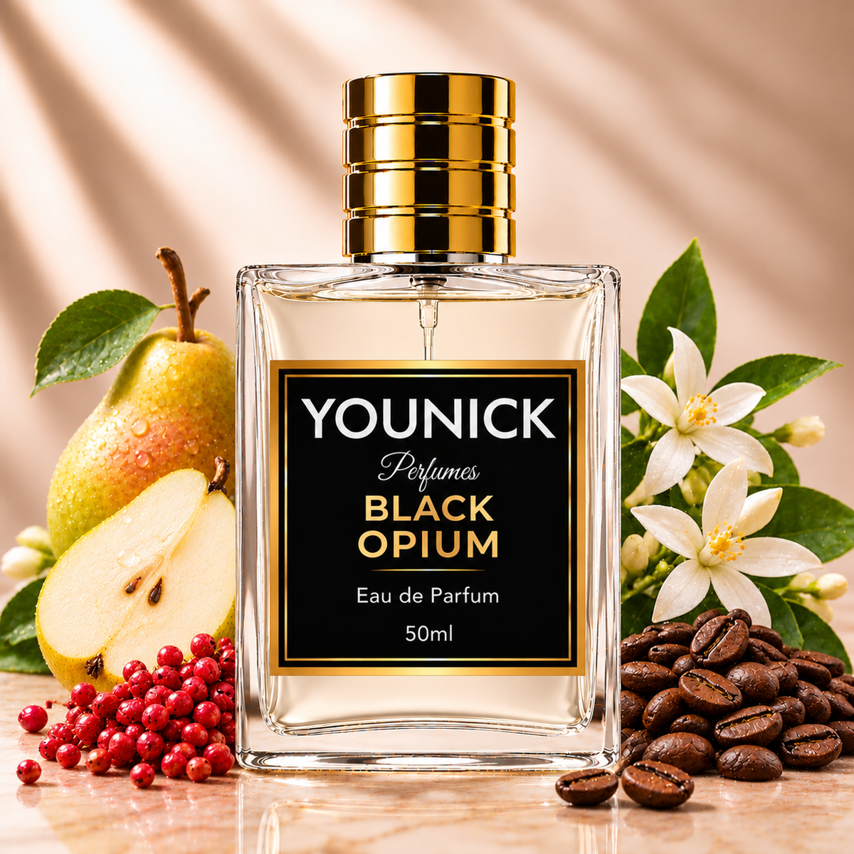 YOUNICK Black Opium Eau de Parfum – An Addictive Blend of Coffee, Vanilla & Florals