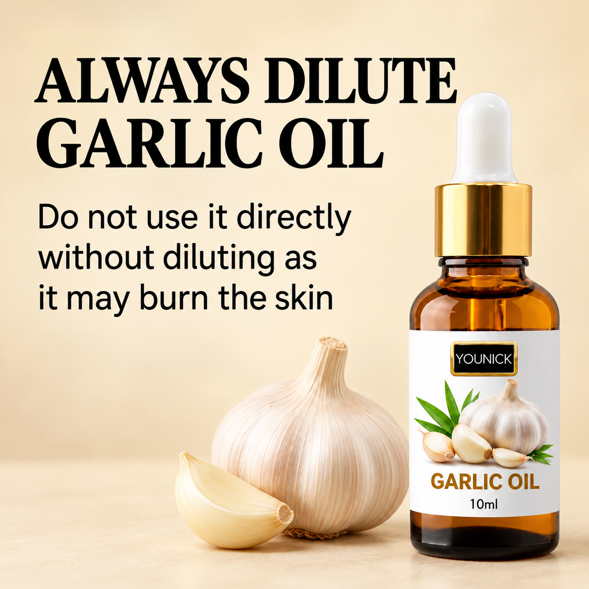 YOUNICK GARLIC OIL ESSENTIAL OIL (LAHSUN OIL) 10ML