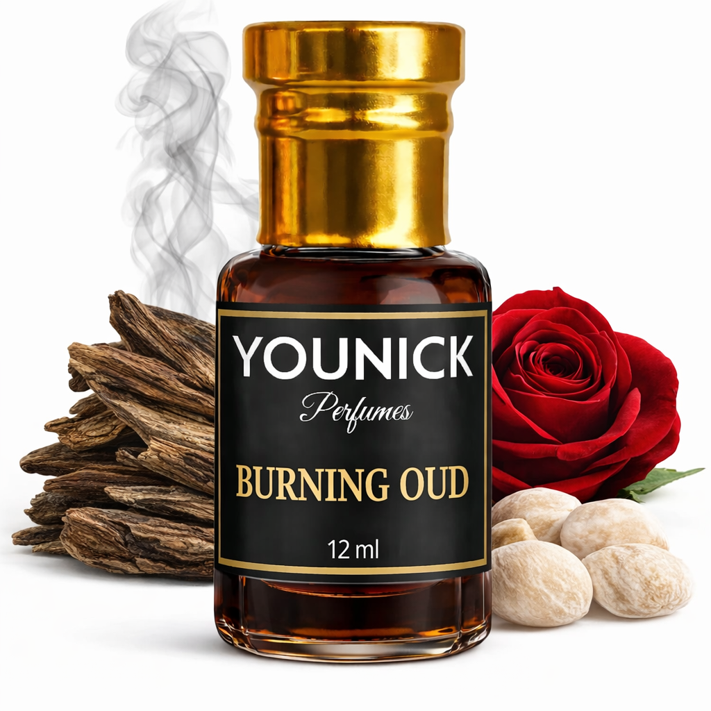 Burning Oud by YOUNICK Attar Luxurious Smoky Oud Fragrance
