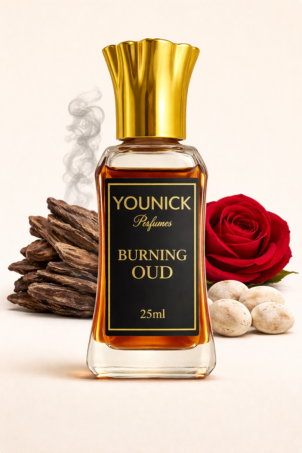 Burning Oud by YOUNICK Attar Luxurious Smoky Oud Fragrance