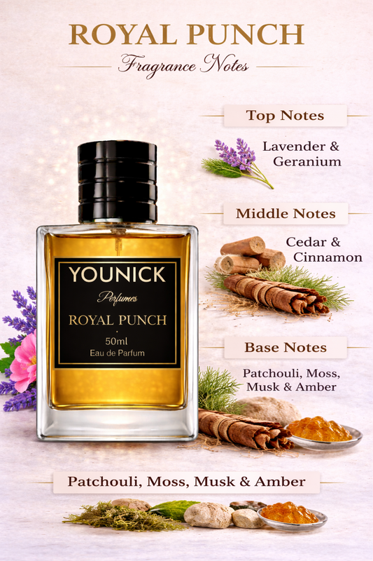 Royal Punch Eau De Parfum by YOUNICK – Premium Long Lasting Perfume