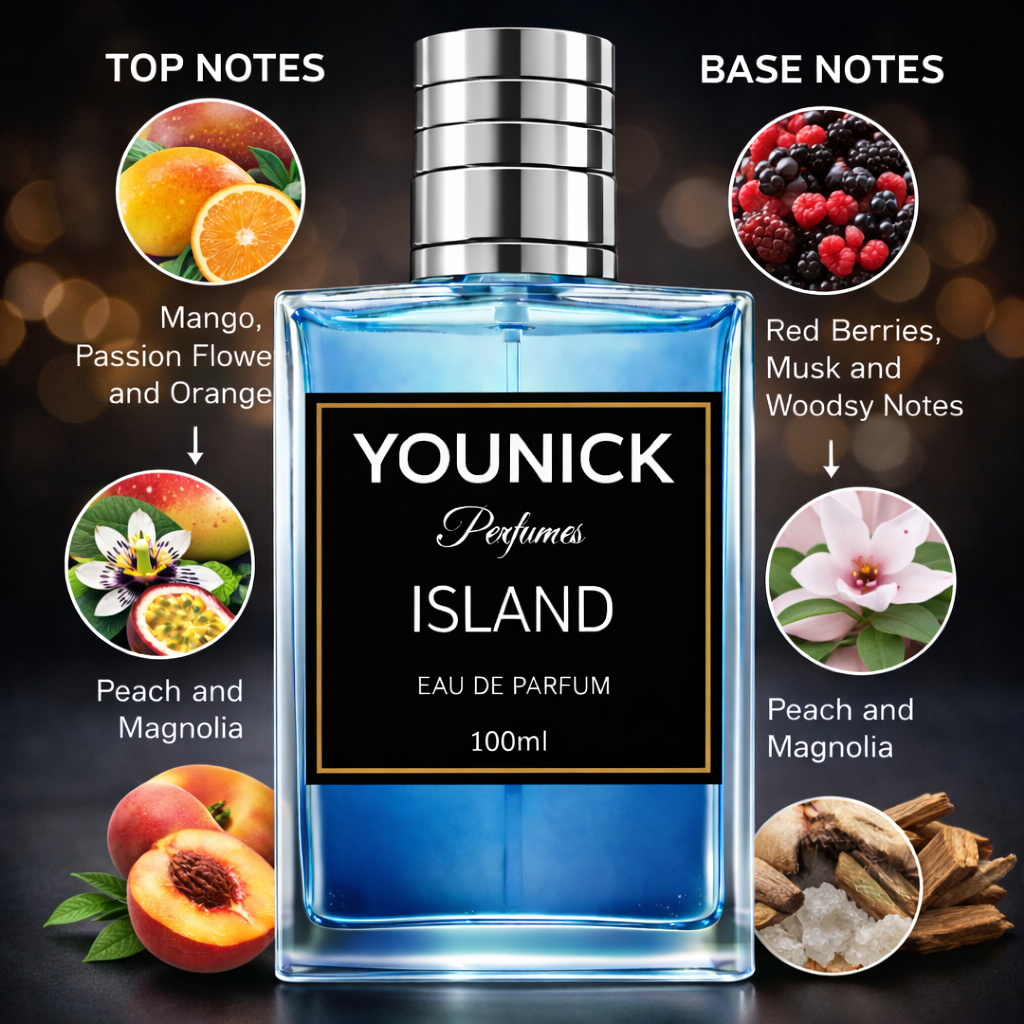 Island by YOUNICK Eau De Parfum – Sweet, Exotic & Summer Vibe
