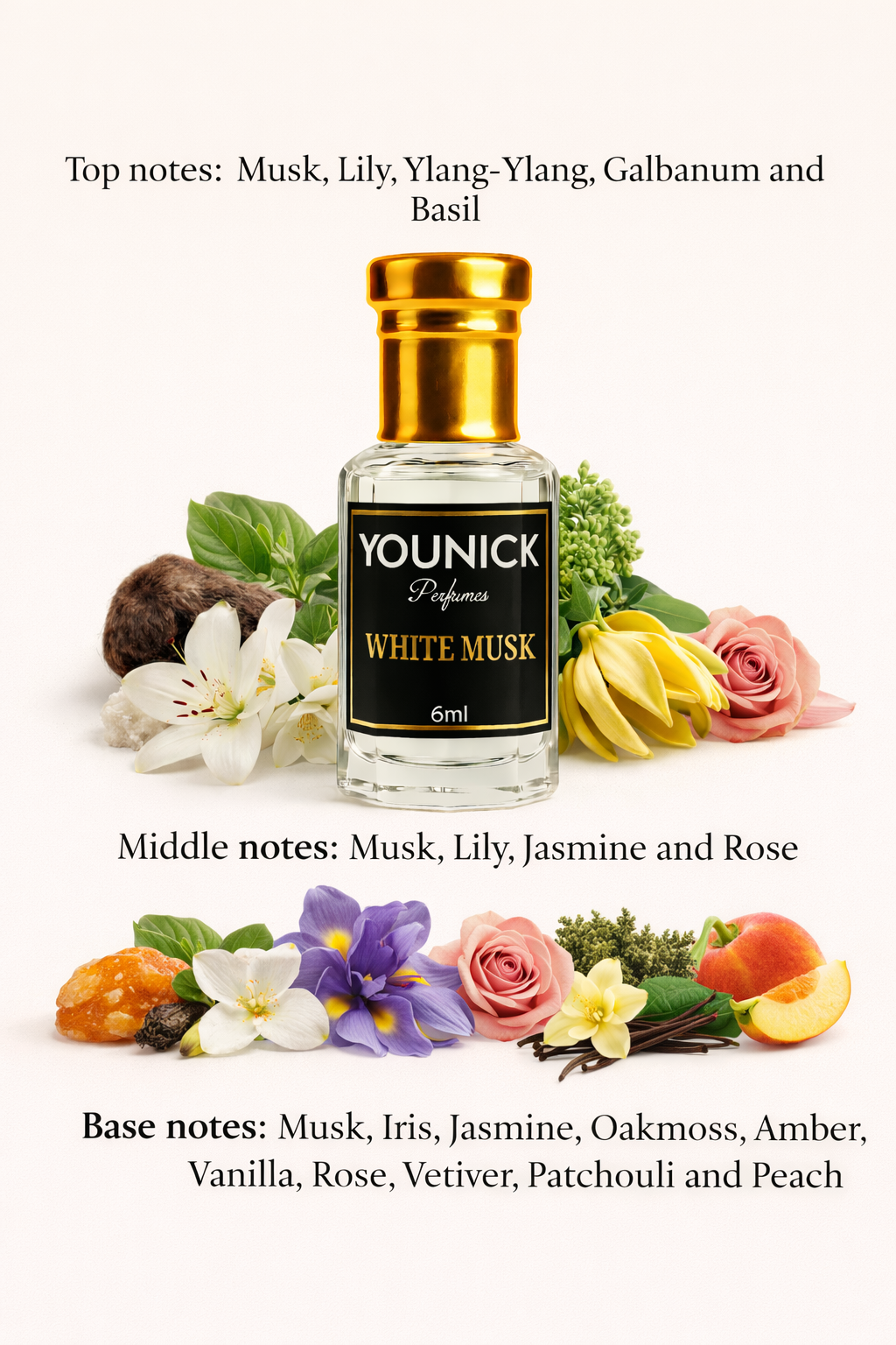 White Musk Attar by Younick Perfumes – Premium Long-Lasting Unisex Arabic Attar