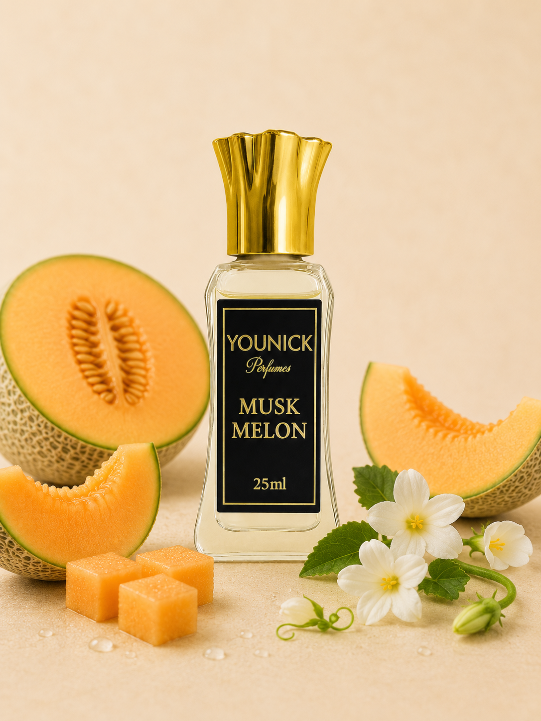 YOUNICK Musk Melon Attar (BUY 1 GET 1 FREE) | Premium Long Lasting Non-Alcoholic Perfume Oil | Fresh Juicy Muskmelon Fragrance | Unisex