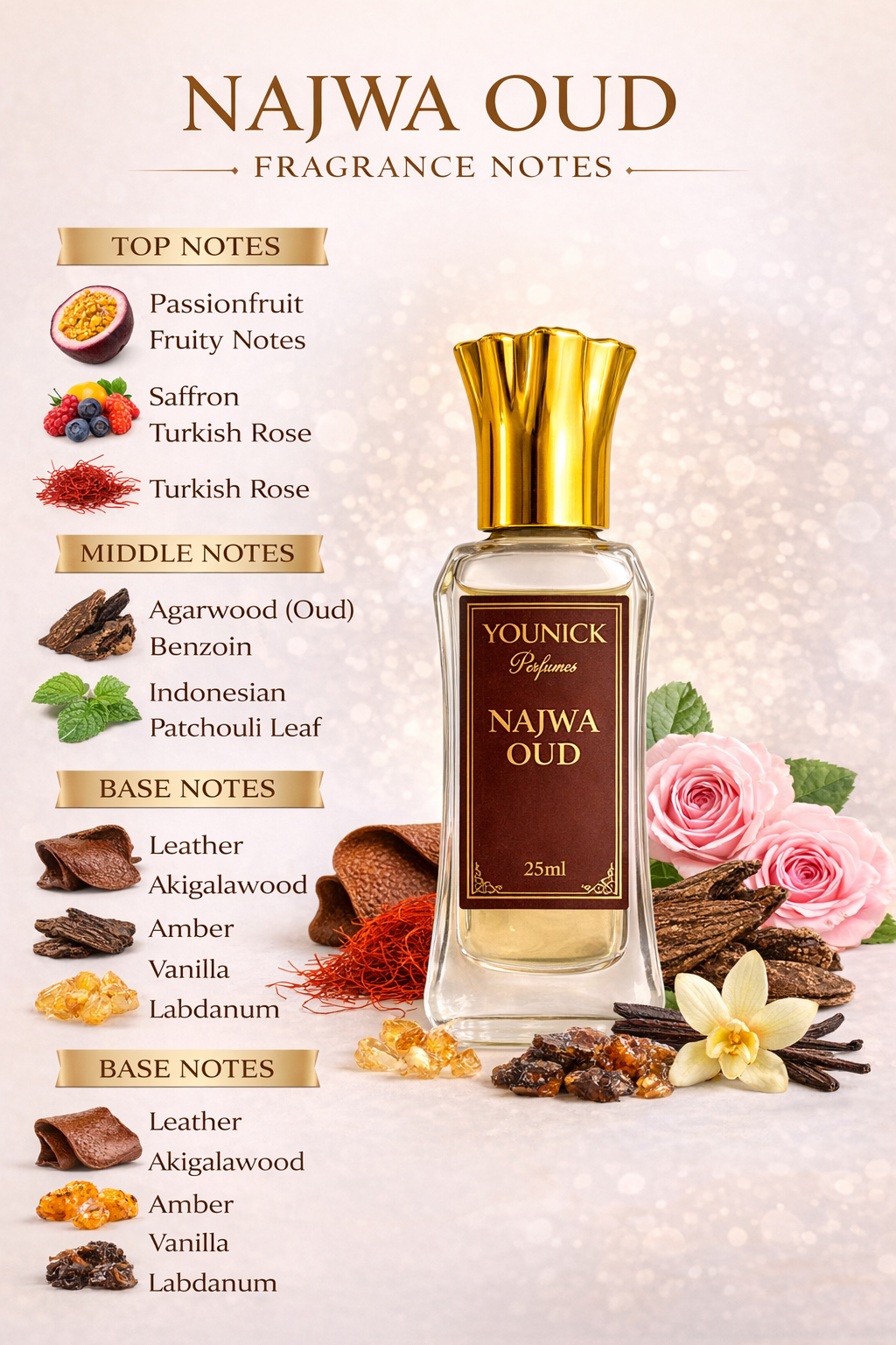 NAJWA OUD Attar by YOUNICK – Premium Long Lasting Oud Perfume Oil