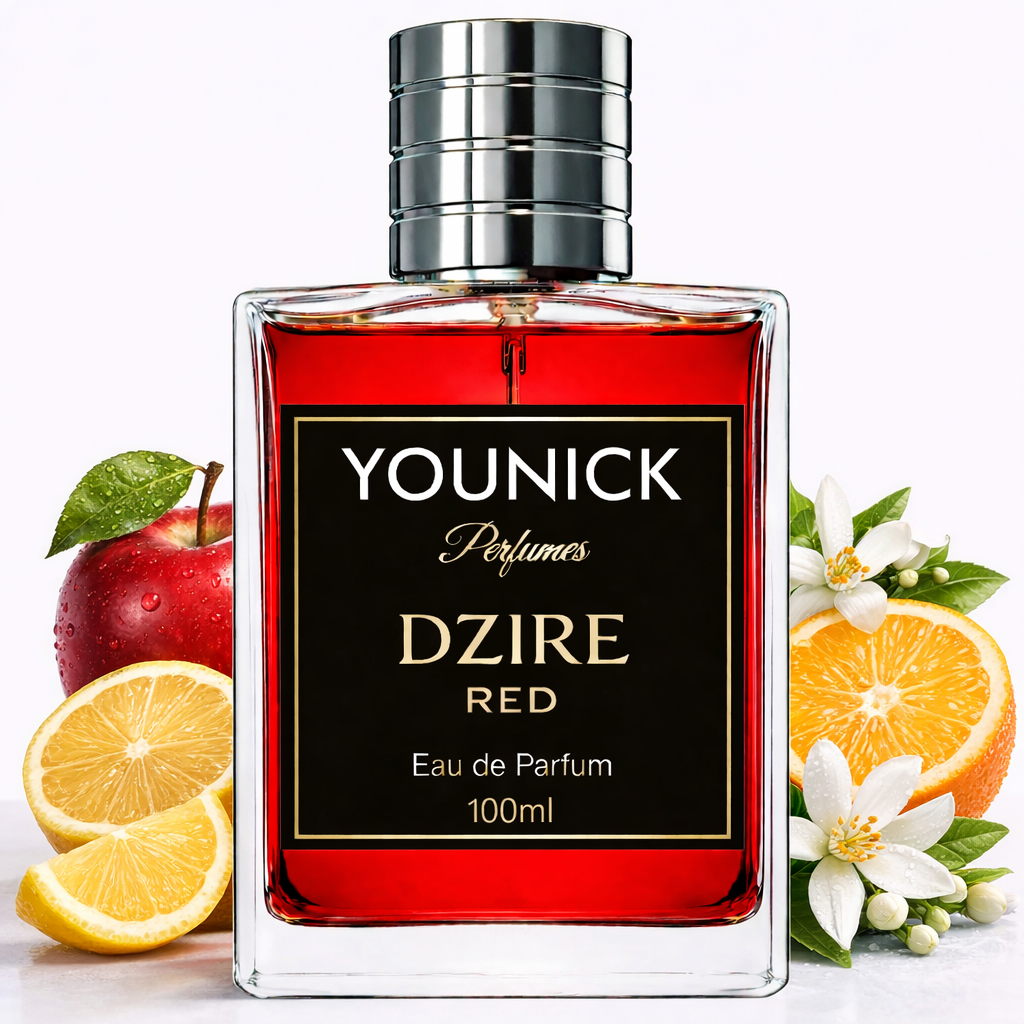 YOUNICK DZIRE RED Eau De Parfum for Men – Warm Spicy Woody Signature Fragrance