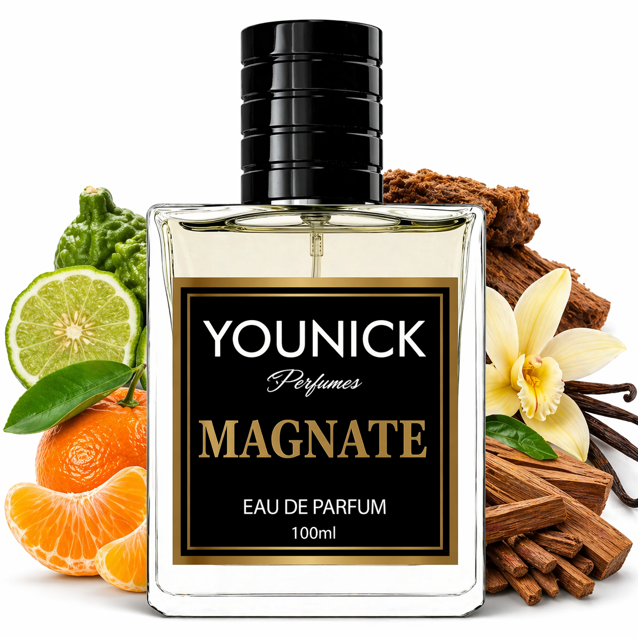 YOUNICK MAGNATE PERFUME 50ML, STRONG FRENCH FRAGRANCE EAU DE PARFUM