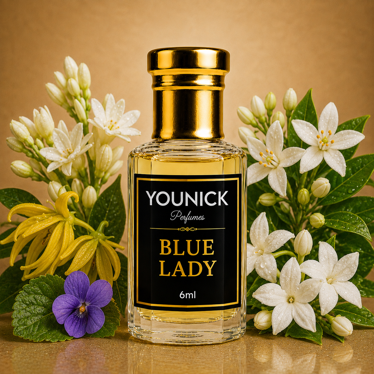 YOUNICK Blue Lady Attar | Premium Floral & Fruity Long-Lasting Perfume Oil