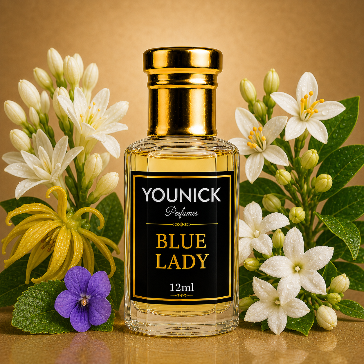 YOUNICK Blue Lady Attar | Premium Floral & Fruity Long-Lasting Perfume Oil