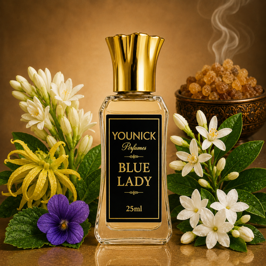YOUNICK Blue Lady Attar | Premium Floral & Fruity Long-Lasting Perfume Oil