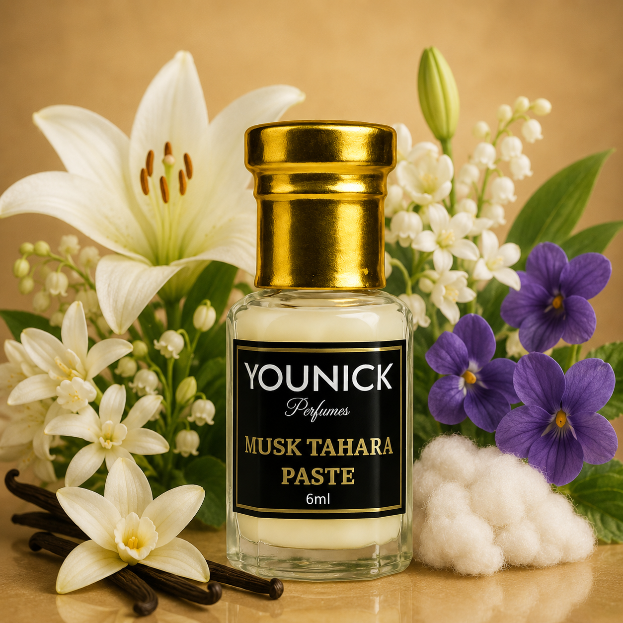 YOUNICK Musk Tahara Paste – White Musk | Alcohol-Free | Long-Lasting