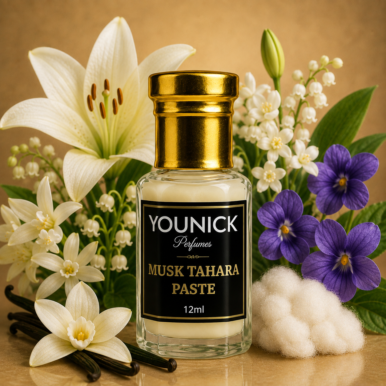 YOUNICK Musk Tahara Paste – White Musk | Alcohol-Free | Long-Lasting
