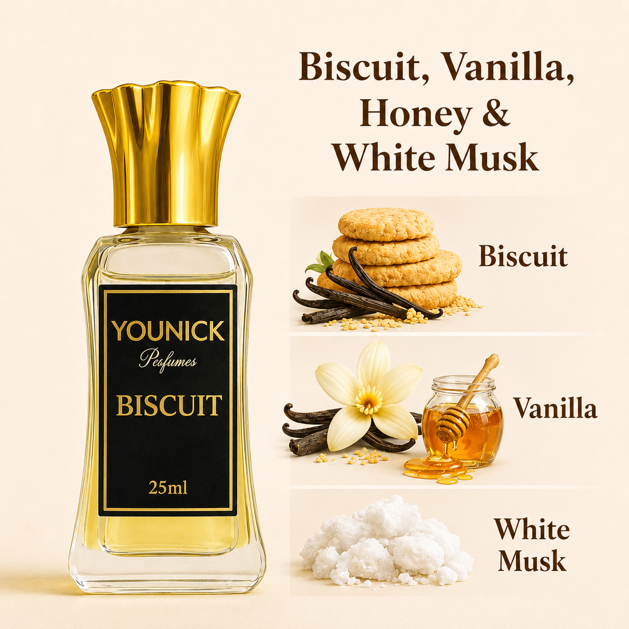 YOUNICK Biscuit Attar –  Sweet. Warm. Irresistible.