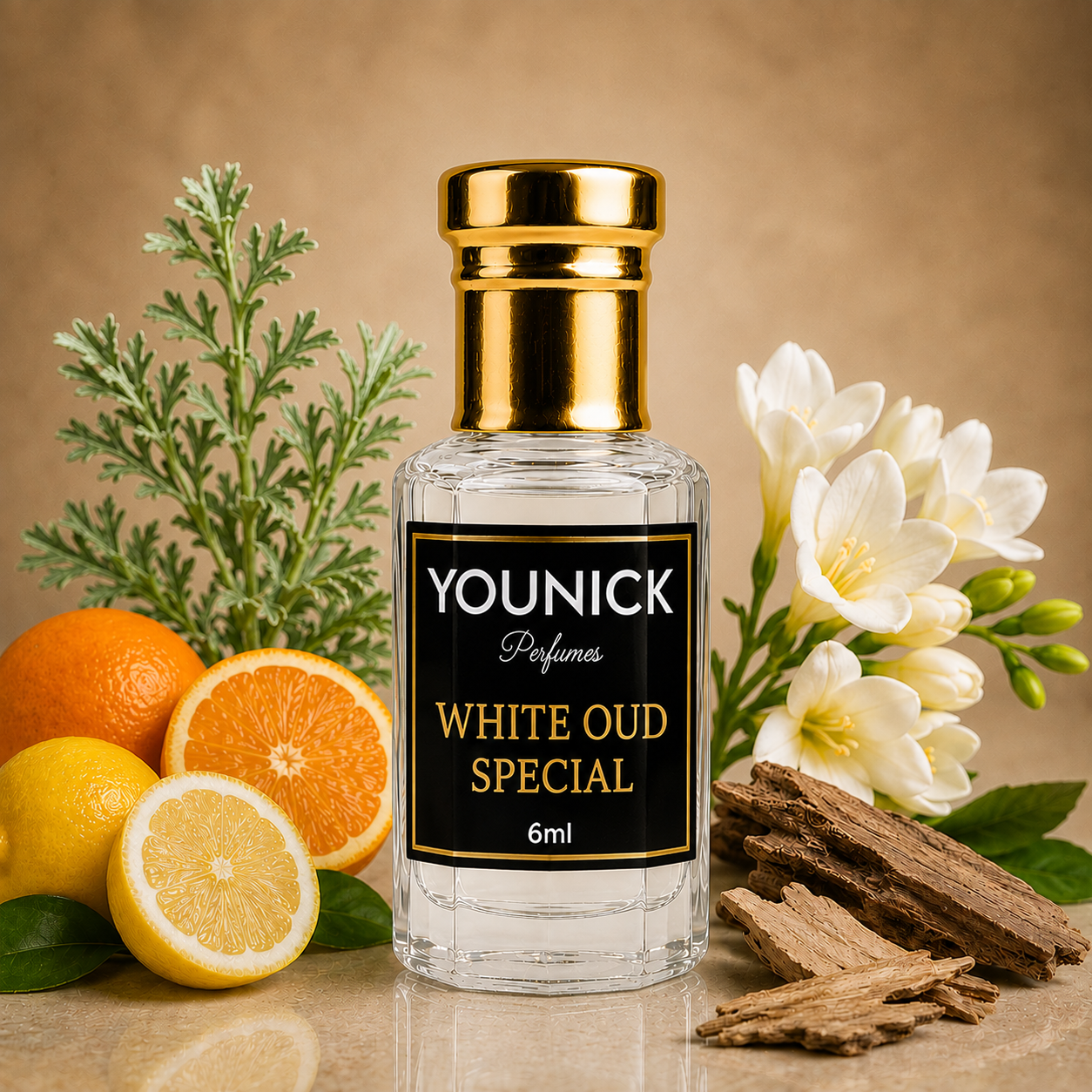 White Oud Attar by YOUNICK Perfumes – Exquisite Unisex Arabic Fragrance | Premium Long Lasting Attar