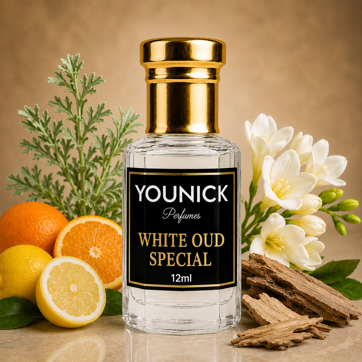White Oud Attar by YOUNICK Perfumes – Exquisite Unisex Arabic Fragrance | Premium Long Lasting Attar